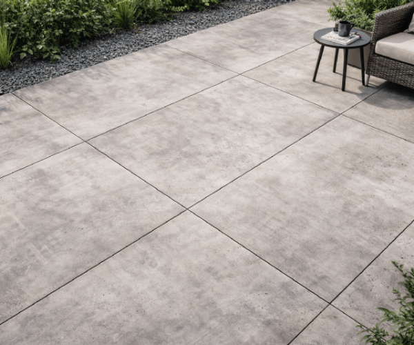 一片到位的設計感！清水模大板磚的風格與優勢